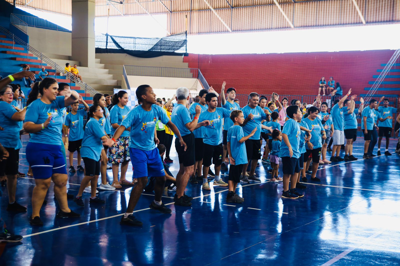 Festival Paralímpico Loterias CAIXA, realizado no dia 7 de dezembro no Ginásio Municipal Poliesportivo de Ituiutaba