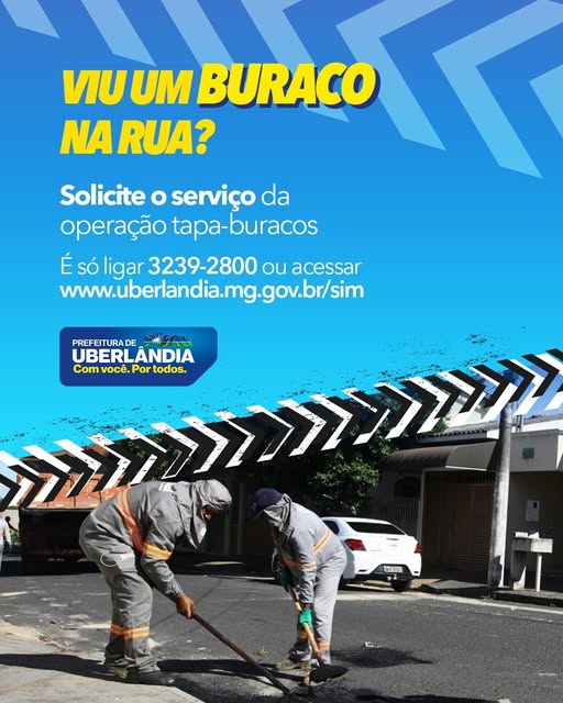 Buraco na rua? A solução está a um passo!